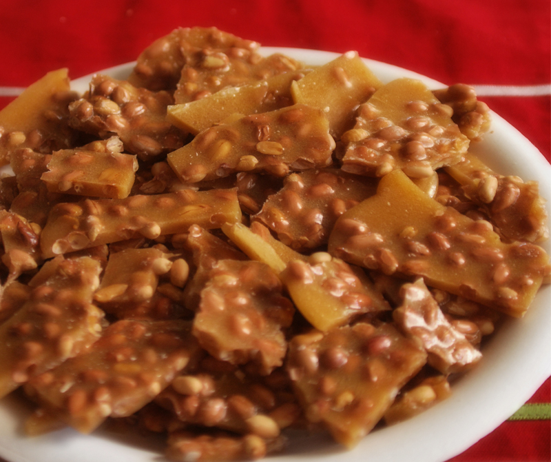 Sue Bee® honey peanut brittle
