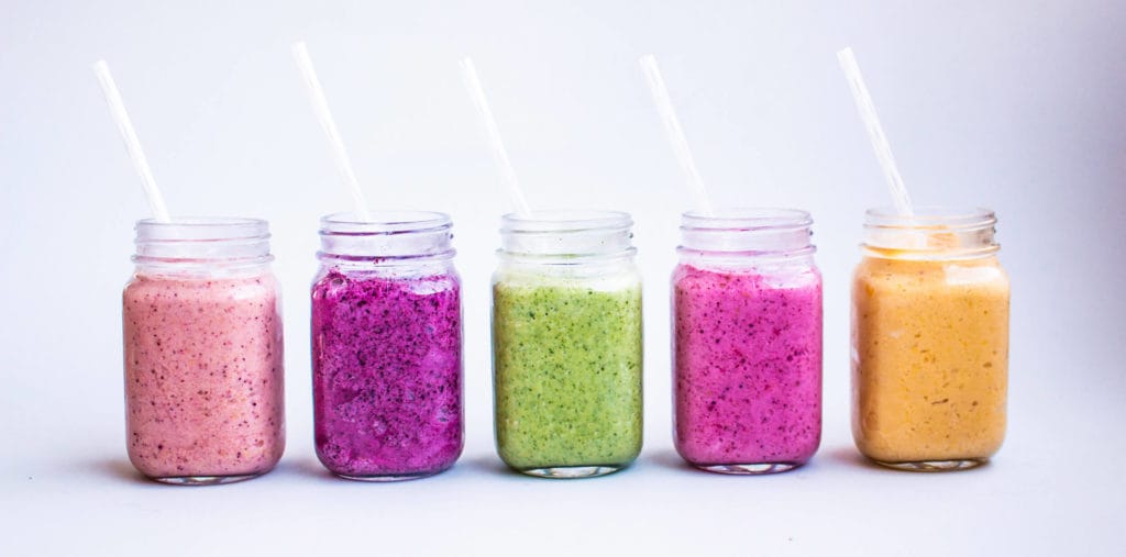 Photo of smoothies.