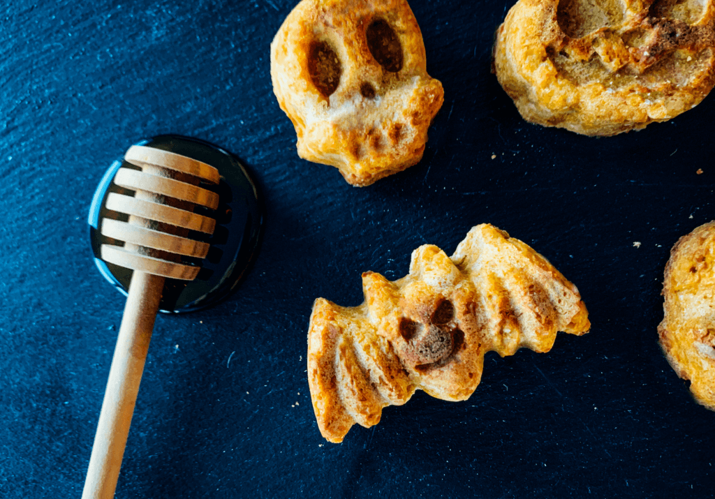 Photo of homemade dog treats made with Sue Bee® honey