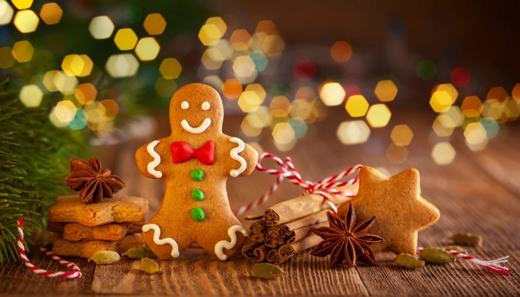Photo of gingerbread cookies.