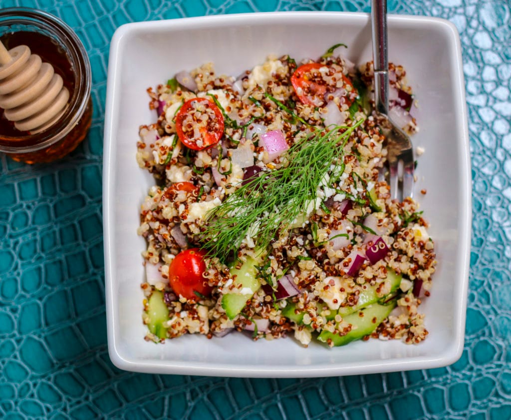 Photo of quinoa bowl