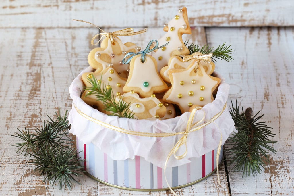 Photo of holiday cookies.