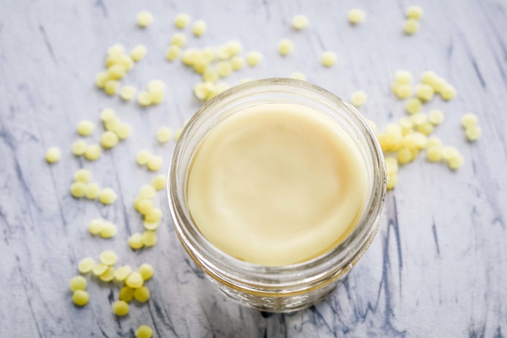 A photo of dry skin balm.