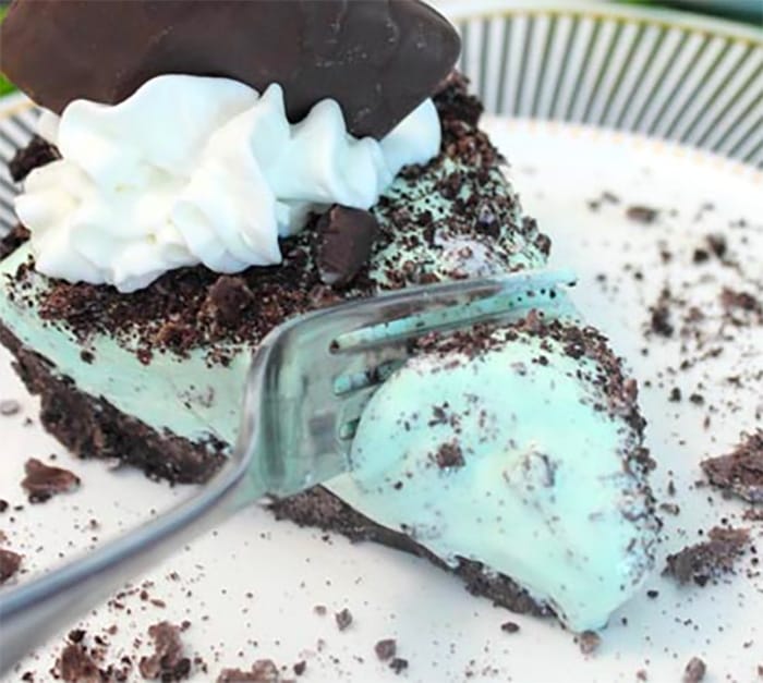 Photo of Honey-Kissed Grasshopper Pie.
