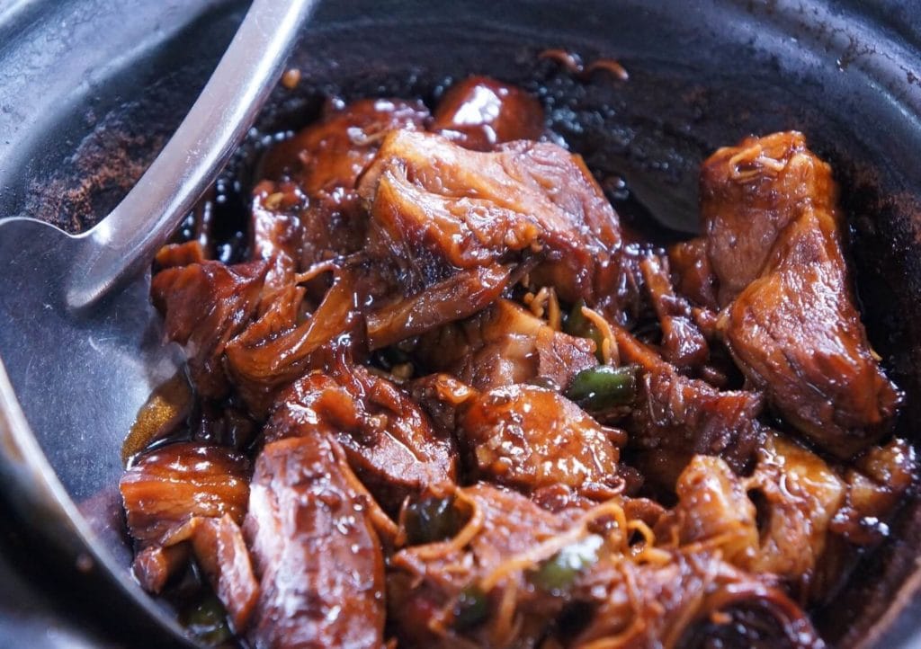 Photo of beef bites.